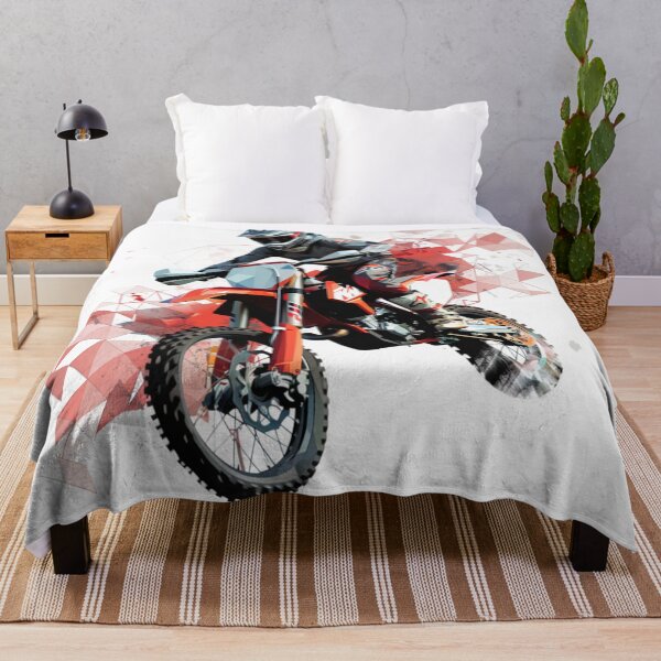 Item preview, Motocross rider performing jump geometric patterns Active Outdoors Inspired Art designed and sold by CDC40.