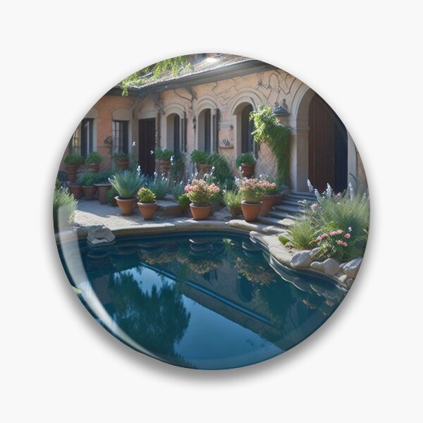 Item preview, Gardens of Grandeur: Italian Courtyard Revelry designed and sold by BlareBlare.