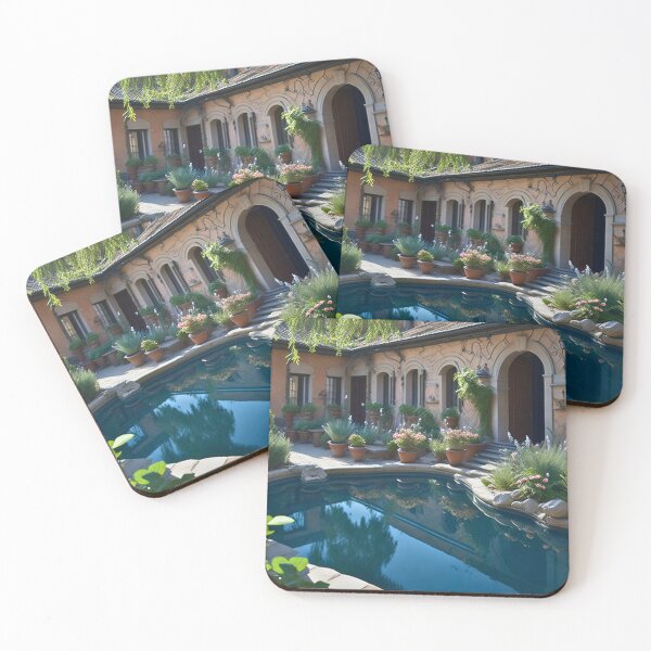 Item preview, Gardens of Grandeur: Italian Courtyard Revelry designed and sold by BlareBlare.