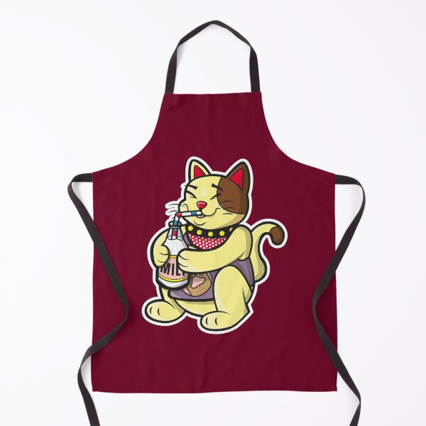 Item preview, Kawaii cat drinking milk designed and sold by MerlinWear.