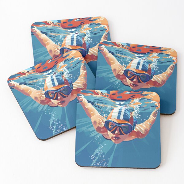 Item preview, Aquatic Grace of an Underwater Swimmer designed and sold by palmyst.