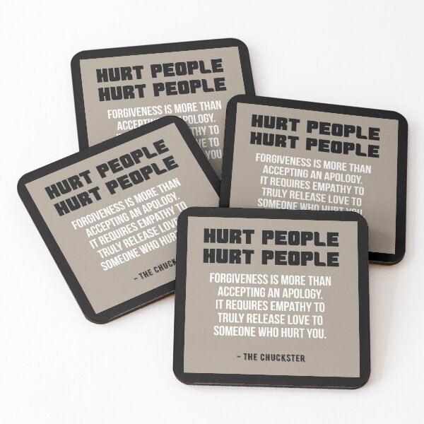 Item preview, HURT PEOPLE HURT PEOPLE. FORGIVENESS IS MORE.. designed and sold by ChucksterTees.