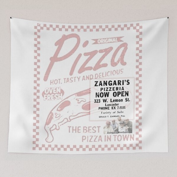 Item preview, ZANGARIs PIZZA OF LANCASTER COUNTY PA    ICONIC RETRO DESIGN designed and sold by THE AMERICAN TEEVANGELIST.