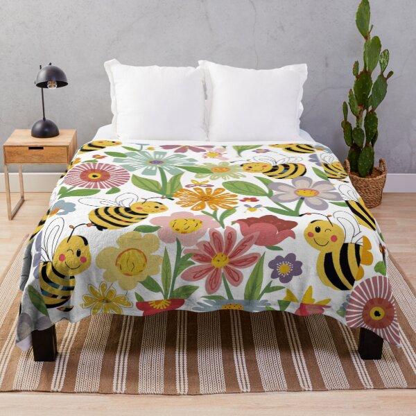 Item preview, Bee Blossoms designed and sold by Belarte.shop.