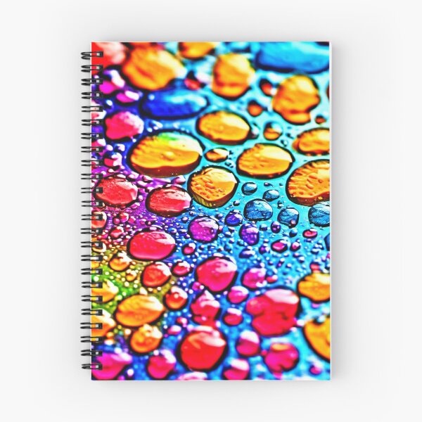 Item preview, Vivid Colorful Water Droplets designed and sold by Health And Fitness Posts e-Store.