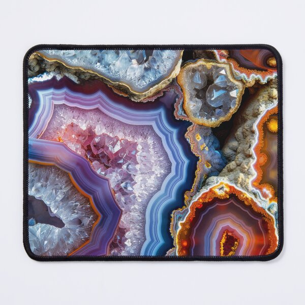 Item preview, Tranche d'agate vibrante designed and sold by Visual-Elixir.