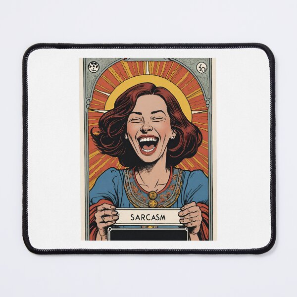 Item preview, Sarcasm Tarot Card designed and sold by dcroucher.