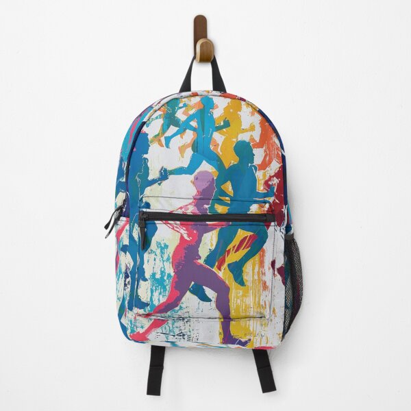 Item preview, Runners kicking splashes colour sprint Active Outdoors Inspired Art designed and sold by CDC40.