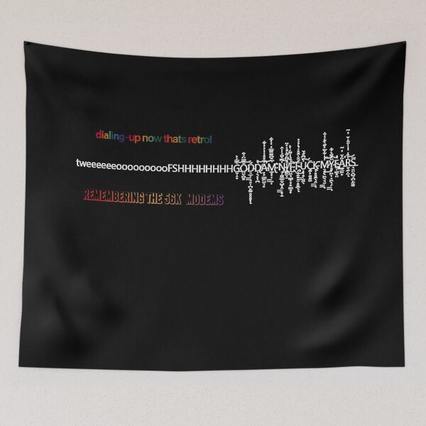 Item preview, RETRO 56K MODEM DIAL UP SOUND MEMORIES designed and sold by THE AMERICAN TEEVANGELIST.