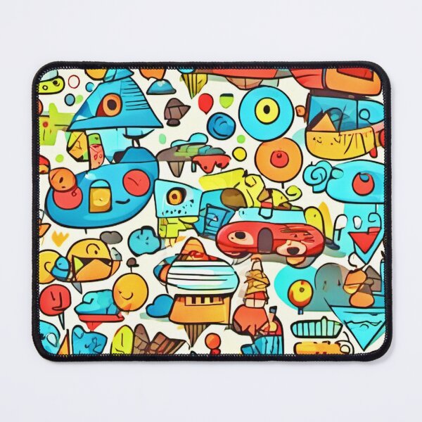 Item preview, Vibrant Cartoon Pattern designed and sold by Health And Fitness Posts e-Store.