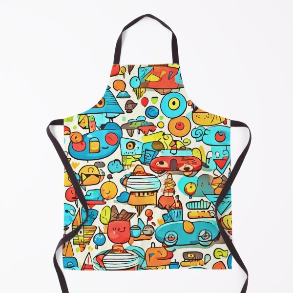 Item preview, Vibrant Cartoon Pattern designed and sold by Health And Fitness Posts e-Store.