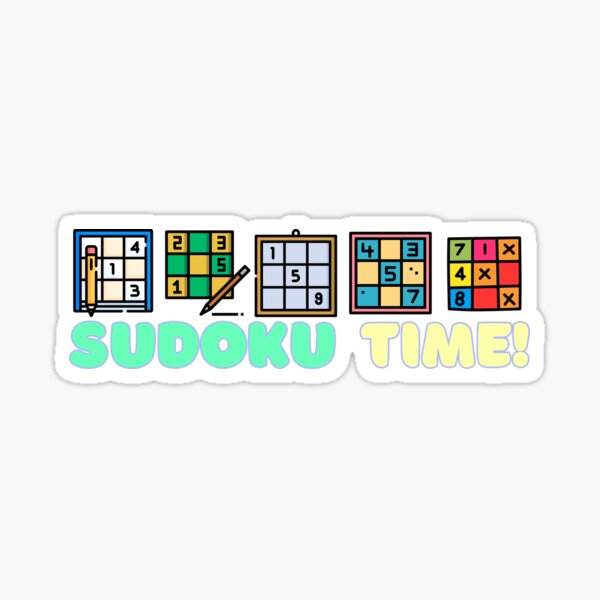 Item preview, Sudoku Time! designed and sold by Tokyotopia.