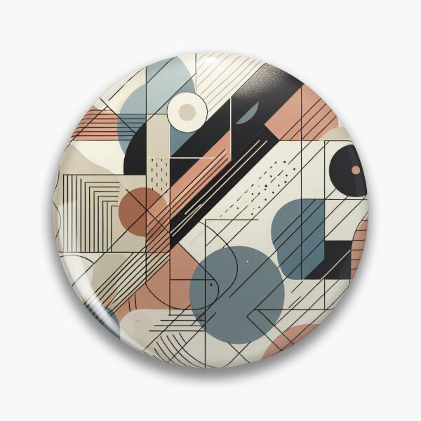Item preview, Geometric Harmony Abstract Interplay of Shape and Line Art designed and sold by ArtComixHaven.