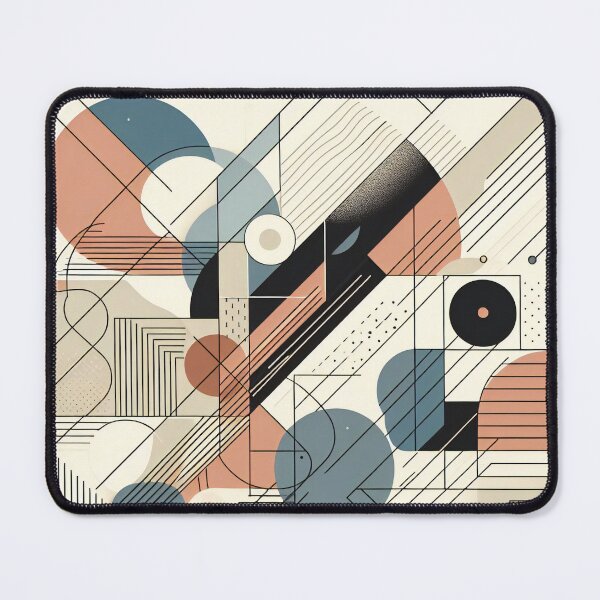 Item preview, Geometric Harmony Abstract Interplay of Shape and Line Art designed and sold by ArtComixHaven.
