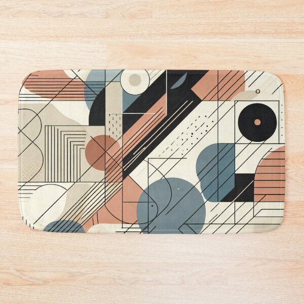 Item preview, Geometric Harmony Abstract Interplay of Shape and Line Art designed and sold by ArtComixHaven.