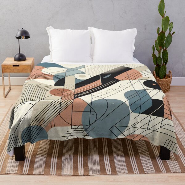 Item preview, Geometric Harmony Abstract Interplay of Shape and Line Art designed and sold by ArtComixHaven.