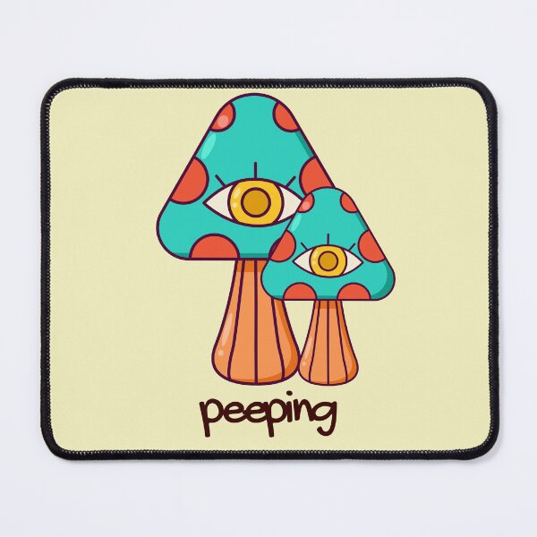 Item preview, Peeping Cute Mushroom Classic T-Shirts designed and sold by Shalinistudio.