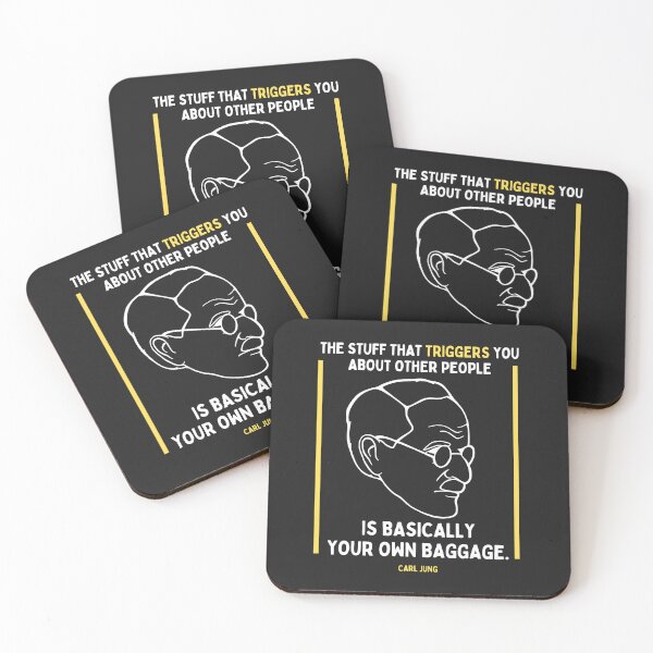 Item preview, Carl Jung Quote Translated To Gen Z - The stuff that triggers you about other people is basically your own baggage. designed and sold by isstgeschichte.