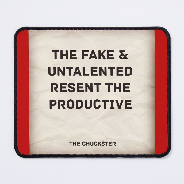 Item preview, THE FAKE & UNTALENTED RESENT THE PRODUCTIVE designed and sold by ChucksterTees.