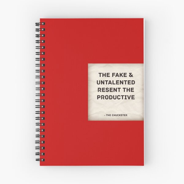 Item preview, THE FAKE & UNTALENTED RESENT THE PRODUCTIVE designed and sold by ChucksterTees.