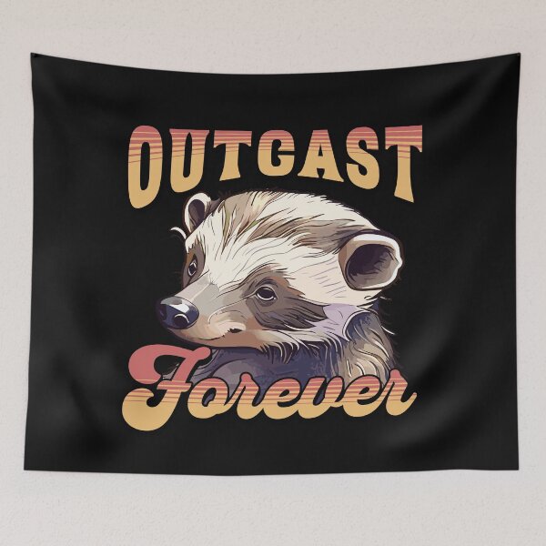 Item preview, Outcast Forever - Badger designed and sold by ValentinaHramov.