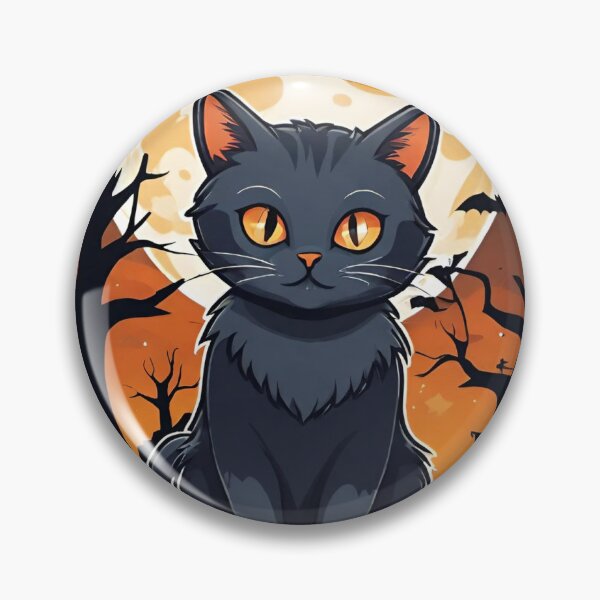 Artikelvorschau, Halloween-Katzenaufkleber entworfen und verkauft von dcroucher.