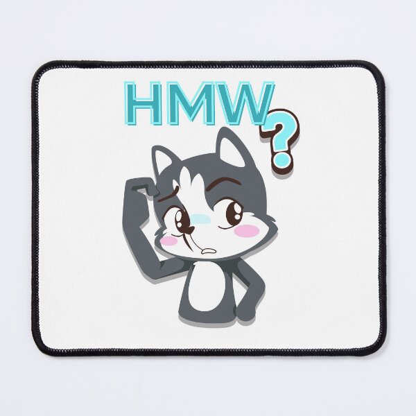 Item preview, How might We? Black cat funny cartoon on white bg ver 2 designed and sold by CosmicNook1.