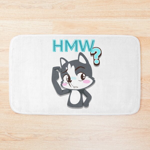 Item preview, How might We?  Black cat funny cartoon   on white bg ver 2 designed and sold by CosmicNook1.