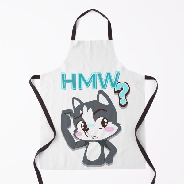 Item preview, How might We? Black cat funny cartoon on white bg ver 2 designed and sold by CosmicNook1.