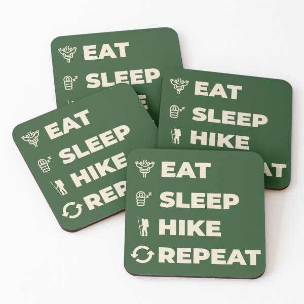 Item preview, EAT, SLEEP, HIKE, REPEAT designed and sold by zarshirts.