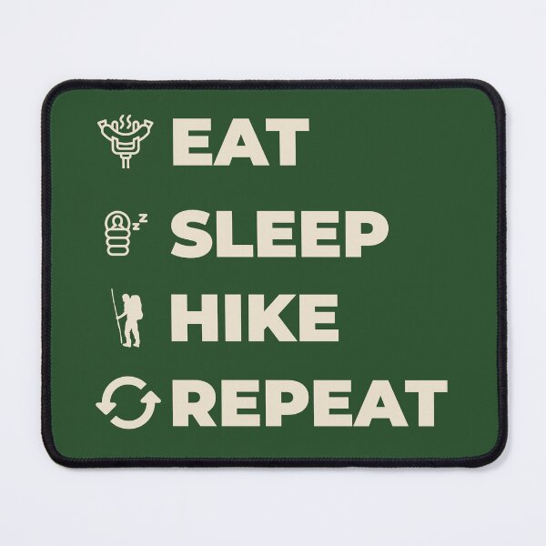 Item preview, EAT, SLEEP, HIKE, REPEAT designed and sold by zarshirts.