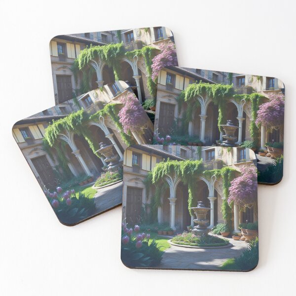 Item preview, Sculpted Serenity: Italian Courtyard Odes designed and sold by BlareBlare.