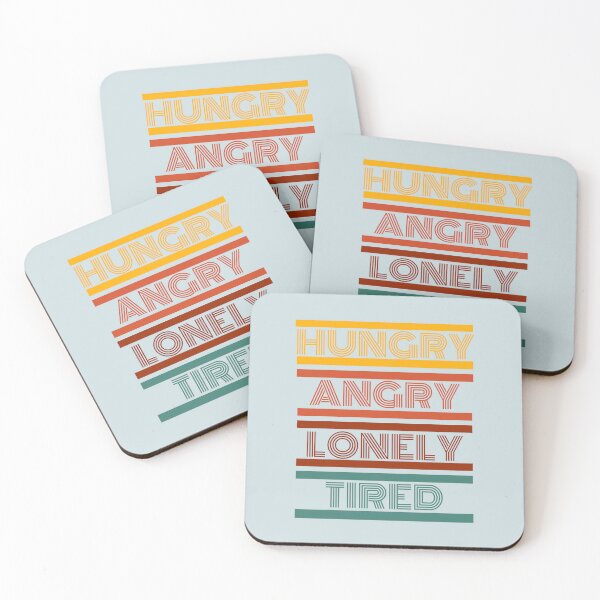 Item preview, HALT Hungry Angry Lonely Tired designed and sold by Sugar-Magnolia.