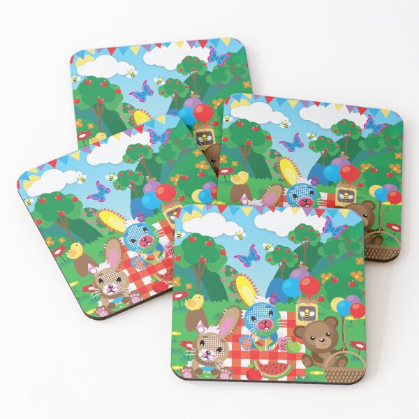 Item preview, Teddy Bear Picnic with Friends designed and sold by smalladventures.