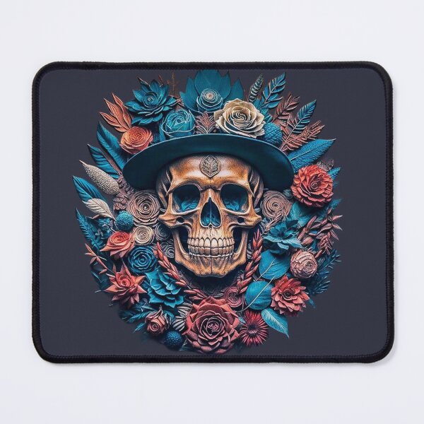 Item preview, Floral Skull designed and sold by hallwell.