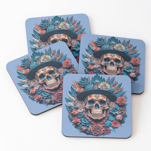 Item preview, Floral Skull designed and sold by hallwell.