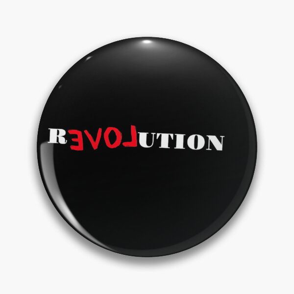 Item preview, Love revolution black and white design  designed and sold by Alicia Perrelli.