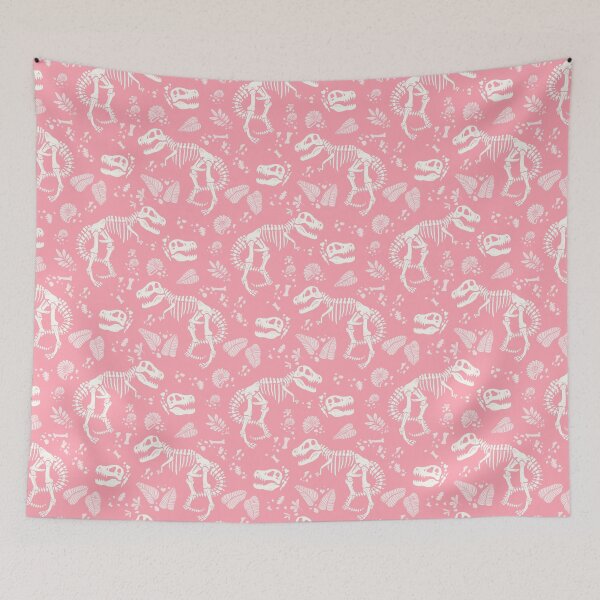 Item preview, T-Rex Dinosaur Fossil - Pink designed and sold by latheandquill.