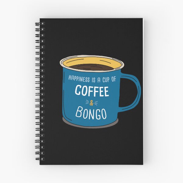 Item preview, Bongo & Coffee is happiness designed and sold by orlumbuspirate.