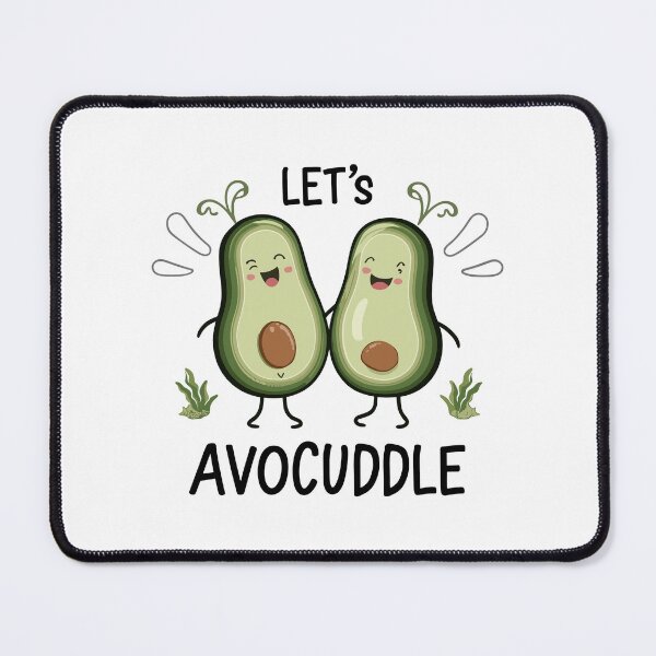 Item preview, Let's Avocuddle - Cute and Playful Illustration Typography designed and sold by HahaHandlesHub.