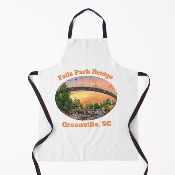 Item preview, Greenville's Iconic Landmark: The Falls Park Bridge Tee designed and sold by PegLeg-Montys.