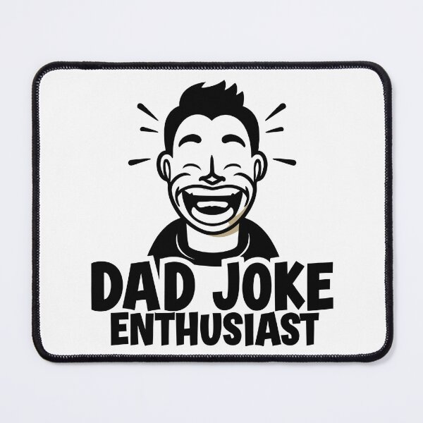 Item preview, Cheesy Humor Delight: Dad Joke Enthusiast Illustration Typography designed and sold by HahaHandlesHub.