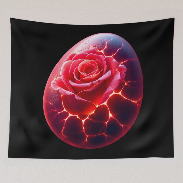 Item preview, Ethereal Bloom: The Fluorescent Egg designed and sold by AI-Only Creations.