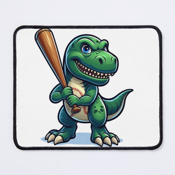 Item preview, T-rex with baseball designed and sold by BUGIAL SHOP.
