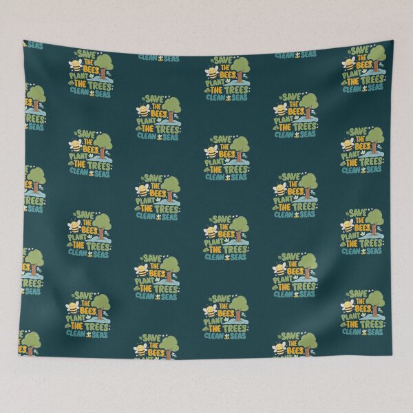 Item preview, save the bees, plant the trees, clean the sea designed and sold by bukajart.