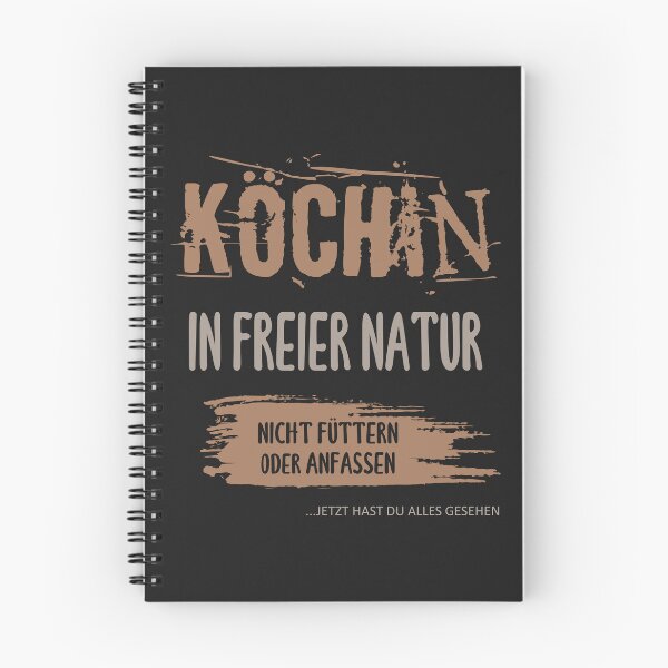 Artikelvorschau, Köchin in freier Natur. Nicht füttern oder anfassen. Gastronomie, Köche. entworfen und verkauft von silentcolors.