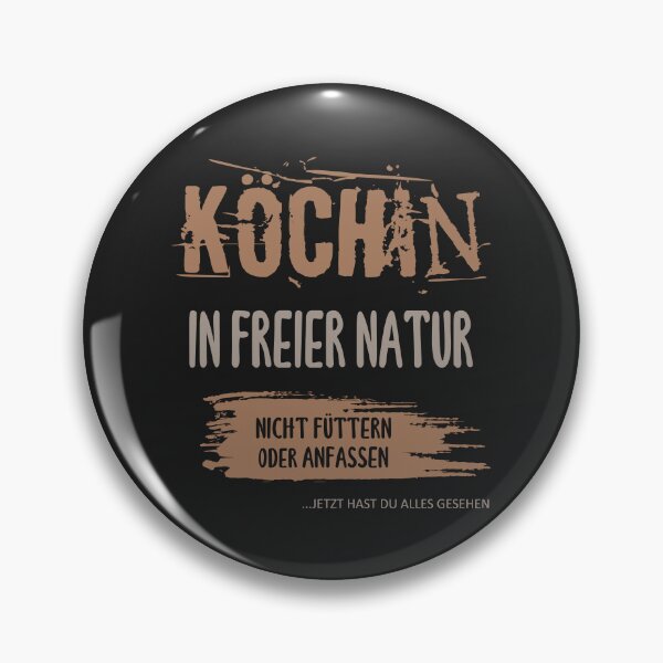 Artikelvorschau, Köchin in freier Natur. Nicht füttern oder anfassen. Gastronomie, Köche. entworfen und verkauft von silentcolors.