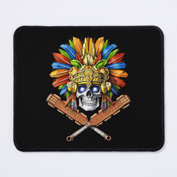 Item preview, Aztec Skull Warrior designed and sold by underheaven.