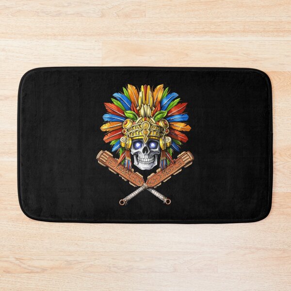 Item preview, Aztec Skull Warrior designed and sold by underheaven.