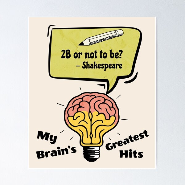 Item preview, Funny Brain Puns - Relatable Sarcasm Humor Gift designed and sold by InkyGenies.